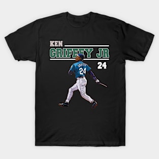 Ken Griffey Jr The Kid Basketball Legend Signature Vintage Retro 80s 90s Bootleg Rap Style T-Shirt